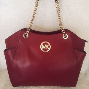 New Michael Kors Fulton Jet Set Travel Tote Purse